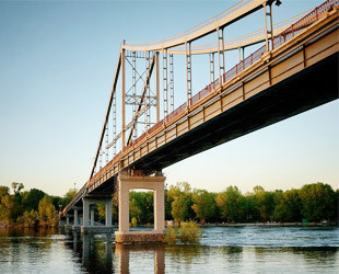 Пешеходный мост - лого