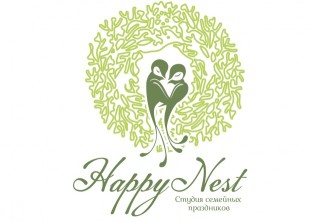 Студия семейных праздников "Happy Nest" - лого