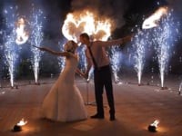 Фаер шоу от Театр огня INDIGO . Видео 1423