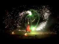 Фаер шоу от Театр огня INDIGO . Видео 1421