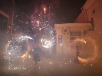 Фаер шоу от Театр огня INDIGO . Видео 1422